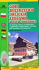 Wandelkaart Góry Bystrzyckie, Góry Orlickie, Góry Stołowe, Masyw Śnieżnika | Sygnatura