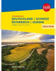 Wegenatlas Falk Straßenatlas 2025-2026 Deutschland, Österreich, Schweiz 1:300 000 | Falk Ostfildern