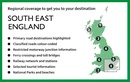 Wegenkaart - landkaart 8 OS Road Map South East England including London | Ordnance Survey