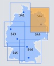 Wegenkaart - landkaart 542 Mecklenburg-Vorpommern, Sachsen-Anhalt, Brandenburg, Berlijn | Michelin