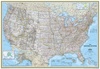 Wandkaart USA - Verenigde Staten Political, 110 x 77 cm | National Geographic