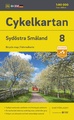 Fietskaart 08 Cykelkartan Sydöstra Småland - zuidoost Smaland | Norstedts