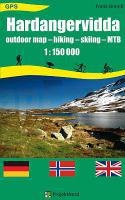 Wandelkaart - Wegenkaart - landkaart Hardangervidda | Projekt Nord