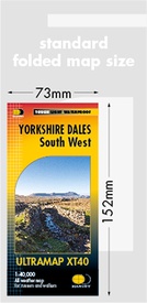 Wandelkaart Yorkshire Dales Zuid West | Harvey Maps