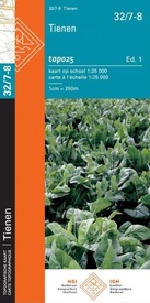 Wandelkaart - Topografische kaart 32/7-8 Topo25 Tienen | NGI - Nationaal Geografisch Instituut