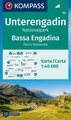 Wandelkaart 98 Unterengadin - Bassa Engadina | Kompass