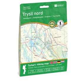 Wandelkaart 3043 Topo 3000 Trysil nord - noord | Nordeca