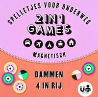 Magneet spelletjes voor onderweg 2 in 1