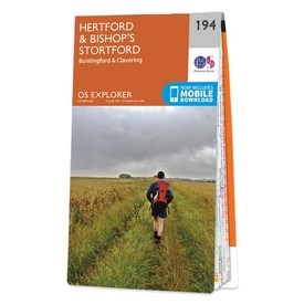 Wandelkaart - Topografische kaart 194 OS Explorer Map Hertford, Bishop's Stortford | Ordnance Survey