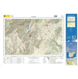 Topografische kaart 950-I Castril | CNIG - Instituto Geográfico Nacional1