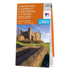 Wandelkaart - Topografische kaart 177 OS Explorer Map Carmarthen, Kidwelly | Ordnance Survey