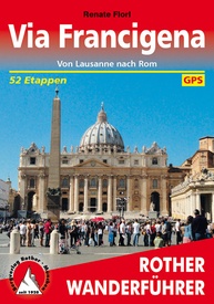 Wandelgids - Pelgrimsroute Via Francigena - Lausanne naar Rome | Rother Bergverlag