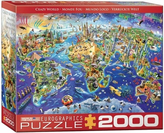 Legpuzzel Crazy World - Gekke Wereld | Eurographics