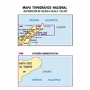 Topografische kaart 1089 MT50 Santa Cruz de Tenerife (Tenerife) | CNIG - Instituto Geográfico Nacional1