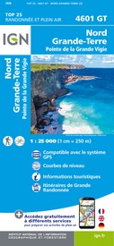 Wandelkaart 4601GT Nord Grande-Terre (Guadeloupe) | IGN - Institut Géographique National