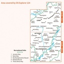 Wandelkaart - Topografische kaart 224 OS Explorer Map Corby, Kettering, Wellingborough | Ordnance Survey