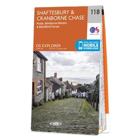 Wandelkaart - Topografische kaart 118 OS Explorer Map Shaftesbury & Cranborne Chase | Ordnance Survey