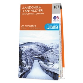 Wandelkaart - Topografische kaart 187 OS Explorer Map Llandovery | Ordnance Survey