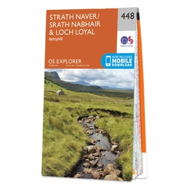 Wandelkaart - Topografische kaart 448 OS Explorer Map Strath Naver & Loch Loyal | Ordnance Survey