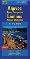 Wegenkaart - landkaart 213 Lemnos | Road Editions