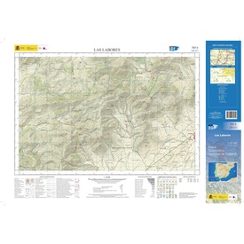 Topografische kaart 737-II Las Labores | CNIG - Instituto Geográfico Nacional1