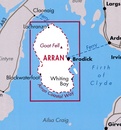 Wandelkaart Arran including Arran Coastal Way | Harvey Maps