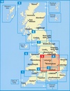 Wegenkaart - landkaart 5 Road Map Britain Midlands & Central England | AA Publishing