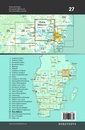 Fietskaart 27 Cykelkartan Östra Mälaren east | Norstedts
