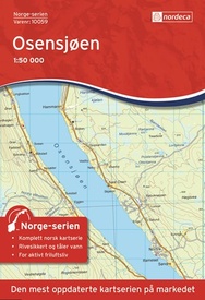 Wandelkaart - Topografische kaart 10059 Norge Serien Osensjøen | Nordeca