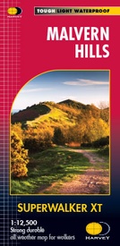 Wandelkaart Malvern Hills | Harvey Maps