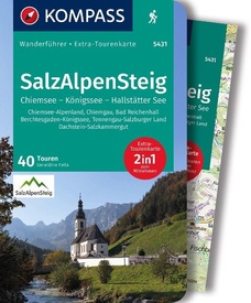 Wandelgids 5431 Wanderführer SalzAlpenSteig, Chiemsee - Königssee - Hallstätter See | Kompass