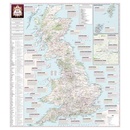 Wegenkaart - landkaart Great British place names map | Ordnance Survey