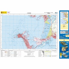 Topografische kaart 1061-IV Cádiz | CNIG - Instituto Geográfico Nacional1