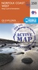 Wandelkaart - Topografische kaart 250 OS Explorer Map | Active Norfolk Coast West | Ordnance Survey