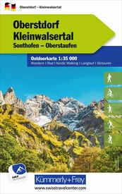 Wandelkaart 1 Outdoorkarte Oberstdorf - Kleinwalsertal | Kümmerly & Frey