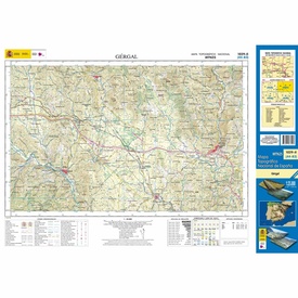 Topografische kaart 1029-II Gérgal | CNIG - Instituto Geográfico Nacional1