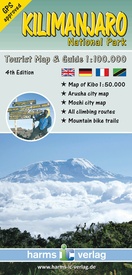 Wandelkaart Kilimanjaro National Park Map | Harms IC Verlag