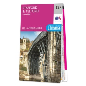 Wandelkaart - Topografische kaart 127 Landranger Stafford & Telford, Ironbridge | Ordnance Survey