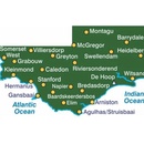 Wegenkaart - landkaart South Africa: Overberg Whale Coast | Slingsby Maps