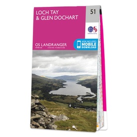Wandelkaart - Topografische kaart 051 Landranger Loch Tay & Glen Dochart | Ordnance Survey