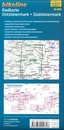 Fietskaart STMK2 Bikeline Radkarte Oststeiermark - Südsteiermark | Esterbauer