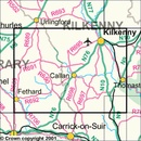 Topografische kaart - Wandelkaart 67 Discovery Kilkenny, Tipperary | Ordnance Survey Ireland