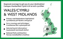 Wegenkaart - landkaart 6 OS Road Map Wales & West Midlands | Ordnance Survey