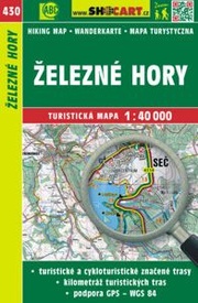 Wandelkaart 430 Železné hory | Shocart