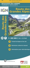 Wegenkaart - landkaart - Fietskaart 89024 Route des Grande Alps met GR5 | IGN - Institut Géographique National