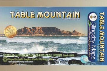 Wandelkaart South Africa: Table Mountain | Slingsby Maps