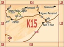 Wegenkaart - landkaart K15 Marokko PN Amtoudi - Fam El Hisn - Ifrane - Taghjijt | Projekt Nord