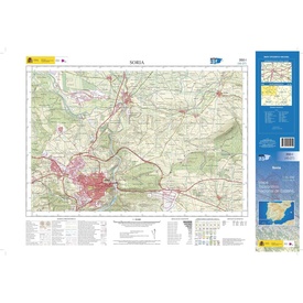 Topografische kaart 350-I Soria | CNIG - Instituto Geográfico Nacional1