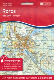 Wandelkaart - Topografische kaart 10081 Norge Serien Røros - Feragen | Nordeca