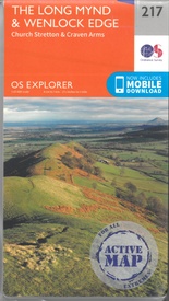 Wandelkaart - Topografische kaart 217 OS Explorer Map | Active Long Mynd / Wenlock Edge | Ordnance Survey